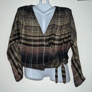 Free People Maldives Wrap Top